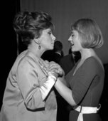 Gina Lollobrigida et Annie Girardot 1965.
